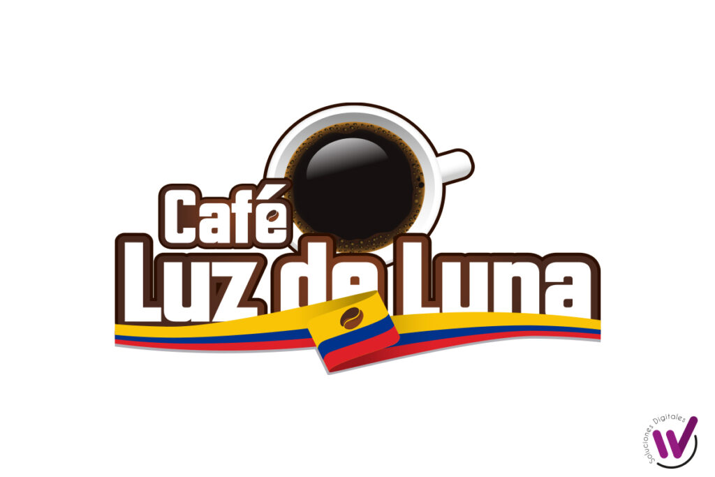 logotipo cafe de luna
